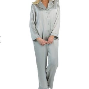 100% Mulberry Silk Full Length Pajama Set